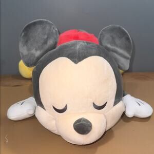 Disney Mickey Mouse Cuddleez soft pillow Plush Large 23'' lays flat on tummy